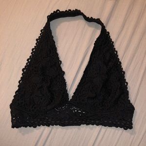 Forever 21 black halter bralette